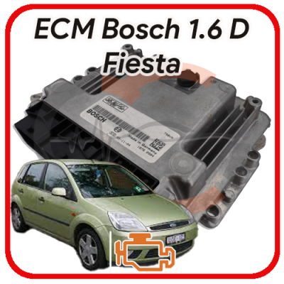 Centralina motore Ford Fiesta V 1.6D Bosch EDC16C34