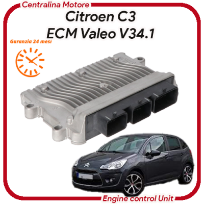 Centralina Motore C3 1.1i  E 1.4 8V HFV KFT Valeo V34.1