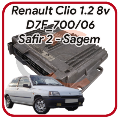 Centralina Motore Clio 2 1.2 8v Benzina Sagem Safir2 35Pin-55Pin