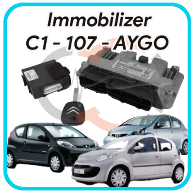IMMOBILIZER AYGO - 107 - C1 RIPROGRAMMAZIONE