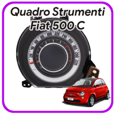 Quadro strumenti Fiat 500 2008-2013  312 revisione