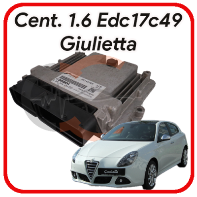 Centralina motore Alfa Romeo Giulietta 1.6JTD 16V Bosch EDC17C49 Turbo FAP/DPF 77 Kw Codice motore: 940A3000