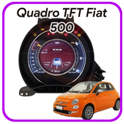 quadro strumenti TFT Fiat 500 revisione
