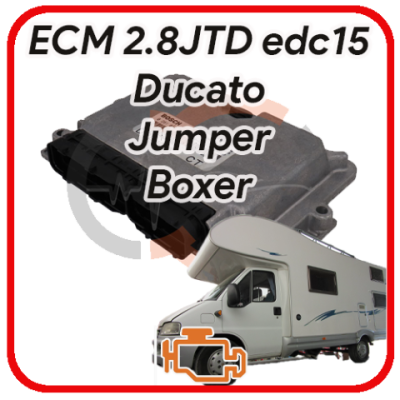 Centralina motore Peugeot Boxer 2.8JTD 8V Turbo 92 Kw 244 EDC15C7-2.21