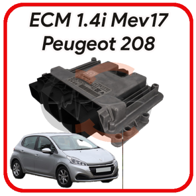 Centralina Motore Peugeot 208 1.4i benziene e gpl con gestione Bosch Mev17