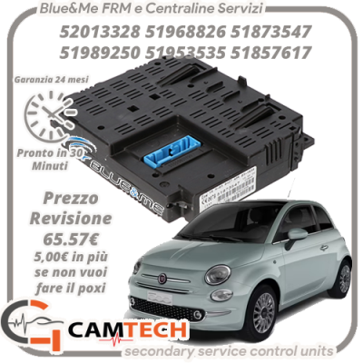 Centralina Blue&Me  Convergence Fiat 500 revisione 24h max