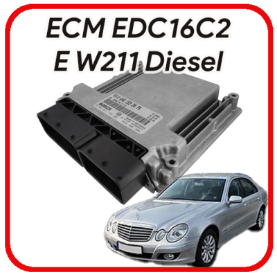 Mercedes Classe E [W211] Diesel revisione centralina motore EDC16C2