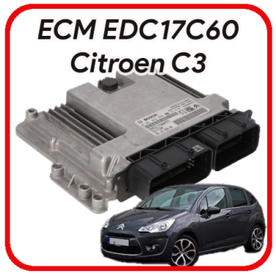 centralina motore Citroen C3 1.6 HDI EDC17C60