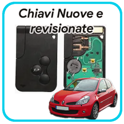 CHIAVE ORGINALE DI PROSSIMITA'  3 TASTI RENAULT CLIO PCF7943  Clio, Megane, KeylessGO