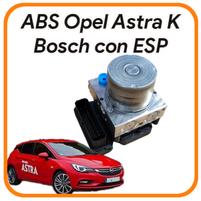 ABS Opel Astra K Bosch 9esp revisione gruppo pompa abs