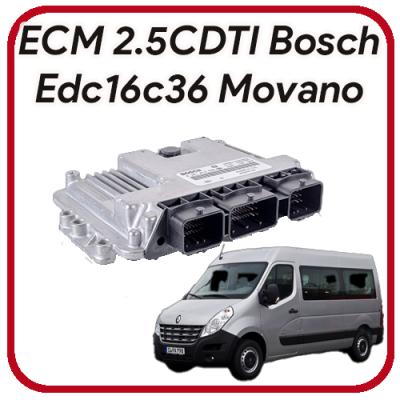Centralina Motore Opel Movano 2.5CDTI  G9U_650 Bosch edc16c36