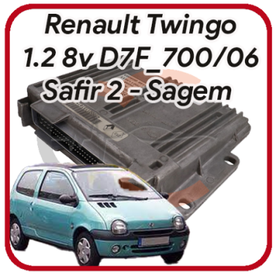 Centralina Motore Twingo 1.2 8v Benzina Sagem Safir2 35Pin-55Pin