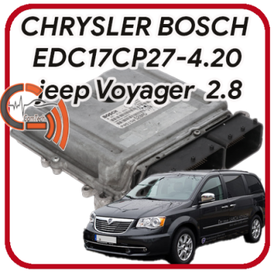 Centralina Motore Chrysler Voyager Diesel (2008-03) 2.8CRD Turbo FAP/DPF 120 Kw BOSCH EDC17CP27-4.20