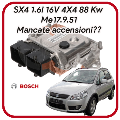 Centralina motore Suzuki Sx4 16i 16V Bosch Me17.9.51