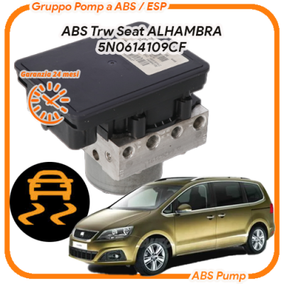 ABS Seat Alhambra II TRW EBC460 revisione gruppo pompa