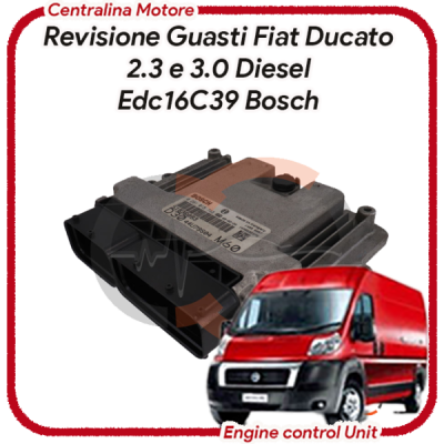 Centralina motore Fiat Ducato 2.3 - 3.0 Bosch EDC16C39