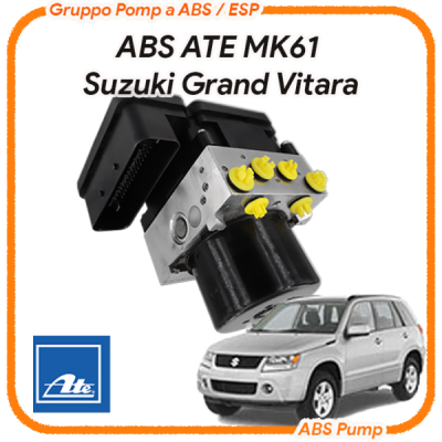 ABS Suzuki Grand Vitara II Ate MK61 Revisione Modulo Pompa