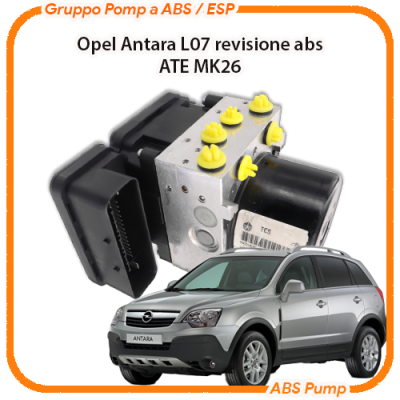 ABS Opel Antara L07 Ate MK26 revisione Modulo gruppo pompa abs