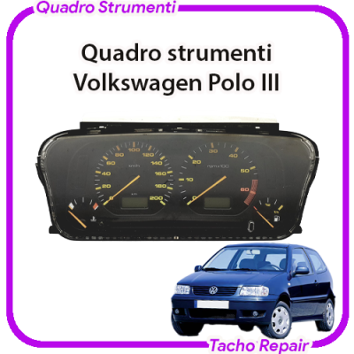 Quadro strumenti Volkswagen Polo III AEE revisione