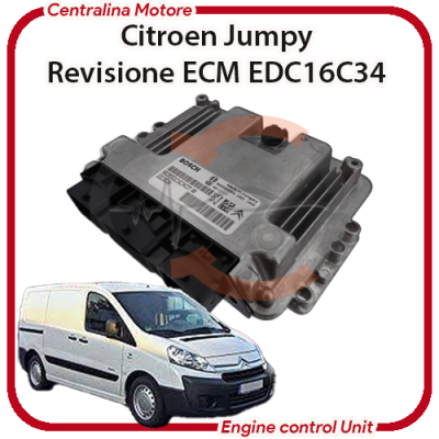 Centralina Motore Citroen Jumpy 1.6 HDI 9HV/9H01 / DV6TED4B Bosch EDC16C34