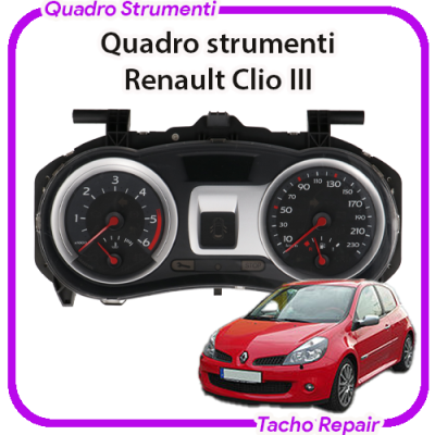 Quadro strumenti e difetti Renault Clio III (2005-2013)