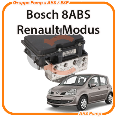 ABS Renault Modus Bosch 8ABS Revisione Modulo Pompa