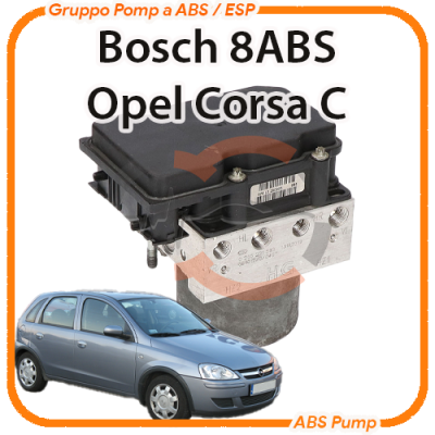 ABS Opel Corsa C Bosch 8ABS Revisione Modulo Pompa