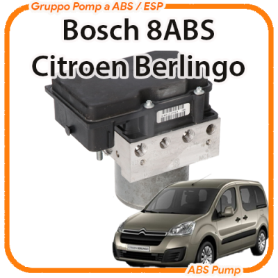 ABS Citroen Berlingo Bosch 8ABS Revisione Modulo Pompa