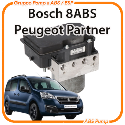 ABS Peugeot Partner Bosch 8ABS Revisione Modulo Pompa