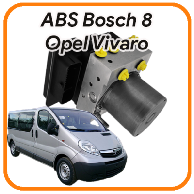 ABS Opel Vivaro Bosch 8ABS Revisione Modulo Pompa