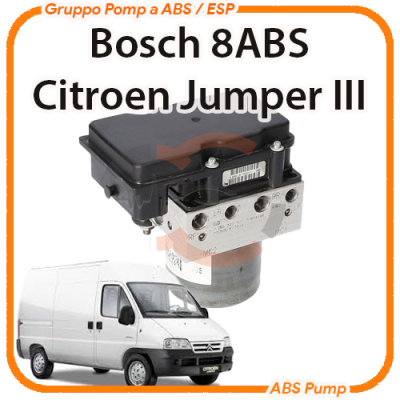 ABS Citroen Jumper Bosch 8ABS Revisione Modulo Pompa