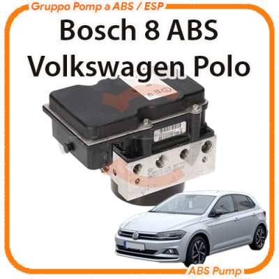 ABS Volkswagen Polo Bosch 8ABS Revisione Modulo Pompa