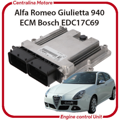 Centralina Motore Alfa Romeo Giulietta 940 Bosch EDC17C69