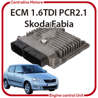 Skoda Fabia 1.6TDI 90 FAP Simos PCR2.1 Revisione Centralina Motore