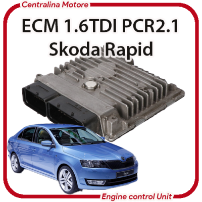 Skoda Rapid 1.6TDI 90 FAP Simos PCR2.1 Revisione Centralina Motore