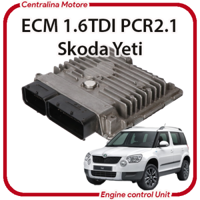Skoda Yeti 1.6TDI Simos PCR2.1 Revisione Centralina Motore