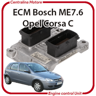 Centralina Motore e Avviamento Opel Corsa C Benzina Bosch Z12XEP 1.2i  Me7.6