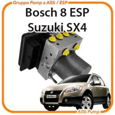 ABS Fiat Sedici Bosch8 con ESP revisione modulo pompa
