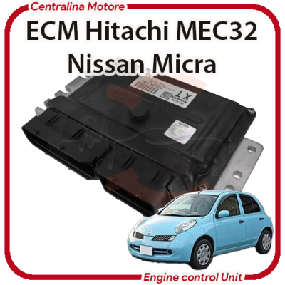 Centralina Motore Nissan Micra Hitachi MEC 32