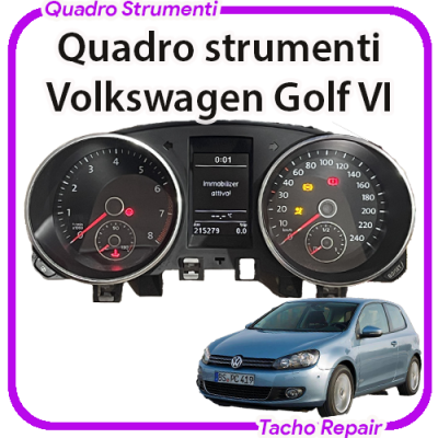 Quadro strumenti e difetti Volkswagen Golf VI VDO