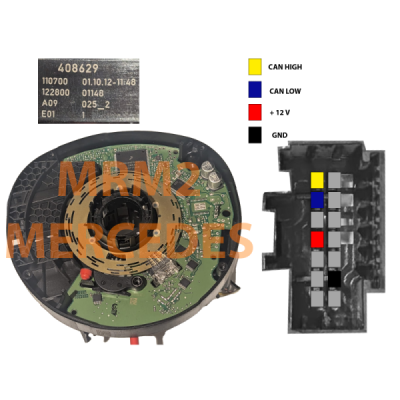 Pinout Angolo/fodero sterzo Mercedes Classe A W176